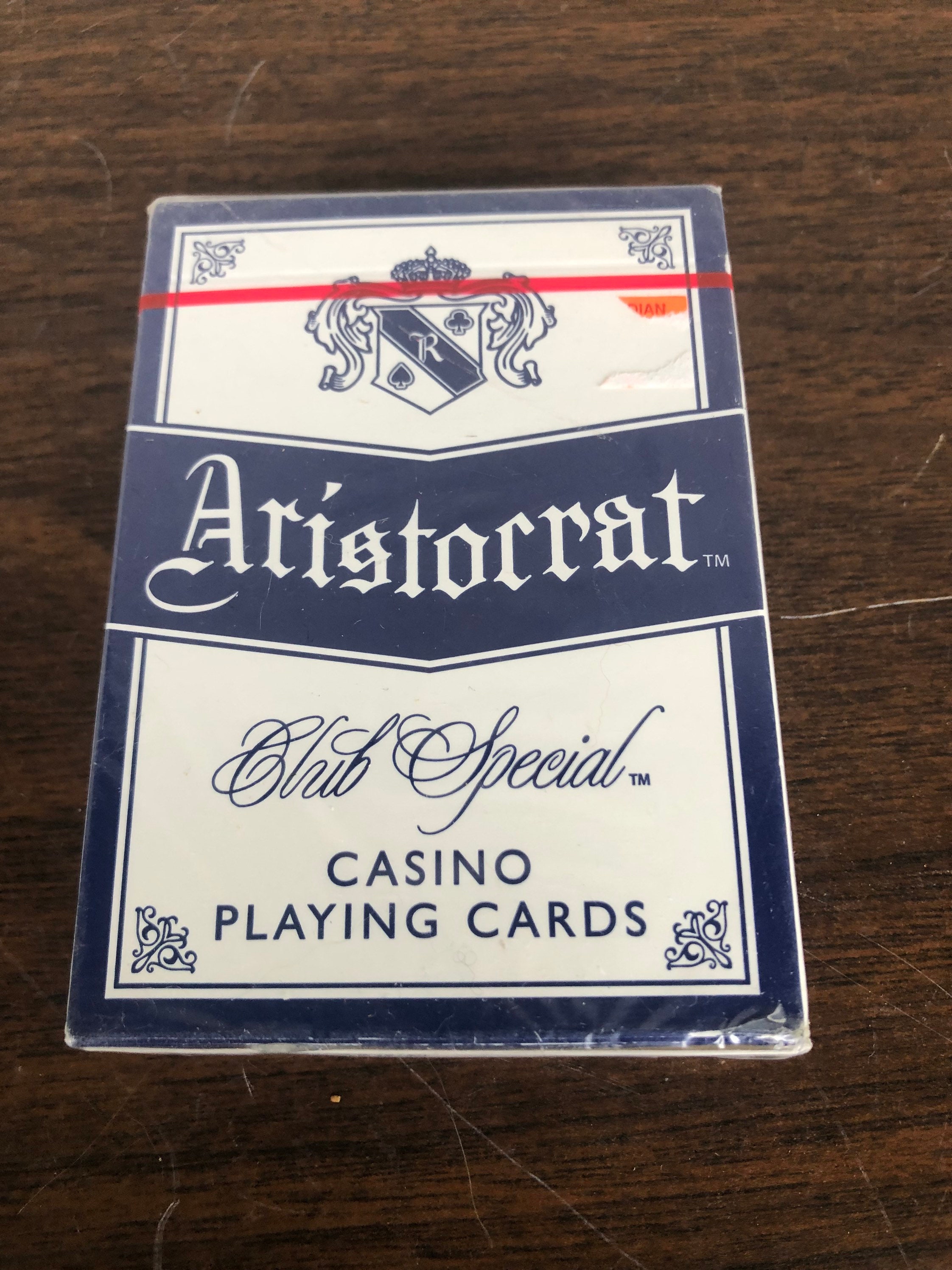 Vintage Aristocrat Casino Playing Cards