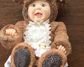 Vintage Anne Geddes bear figurine
