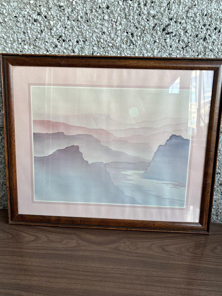 T. C. Chin 1980S Litho Wall Art - Etsy