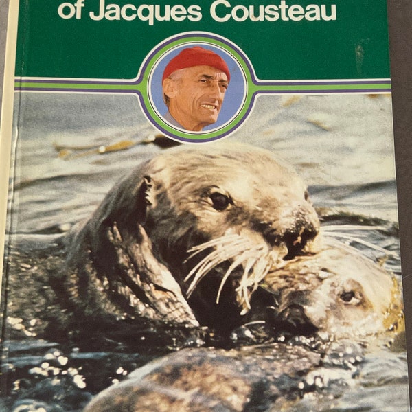 Jacque Cousteau ocean book 1975