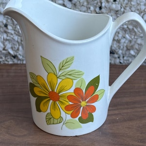 vintage Johnson Bros floral creamer