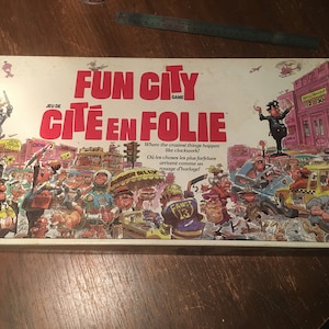 FUN CITY board game 1987