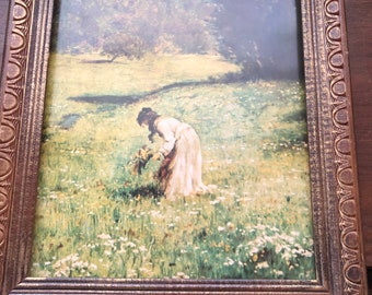 HANS THOMA 5 Original WOODBLOCK Print Postcard 10.5 x 14.5 cm