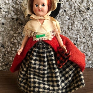 Vintage redhead pilgrim doll