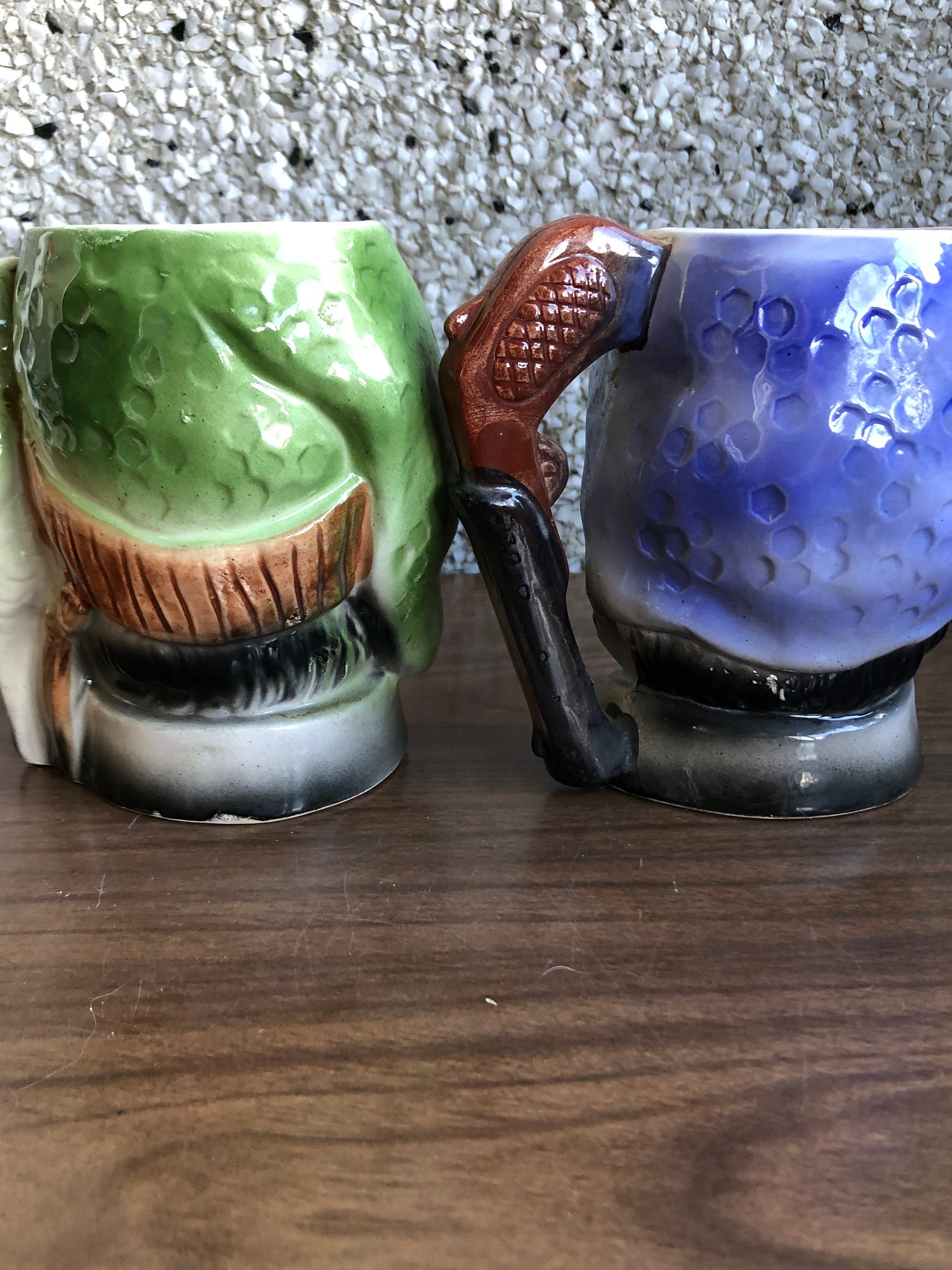 Vintage 2 Pirate Mugs From Japan - Etsy