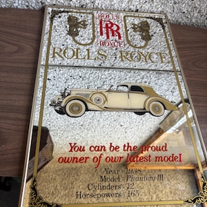 Rolls Royce Mirror - Etsy