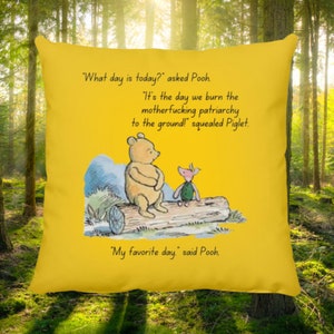 My Favorite Day Feminist Throw Pillow