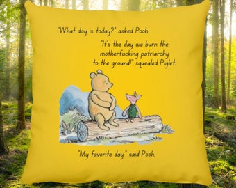 My Favorite Day Feminist Throw Pillow
