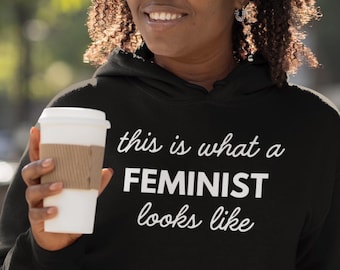 Ecco come appare una felpa con cappuccio femminista