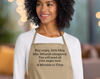 A Wrinkle In Time Stay Angry Little Meg Apron