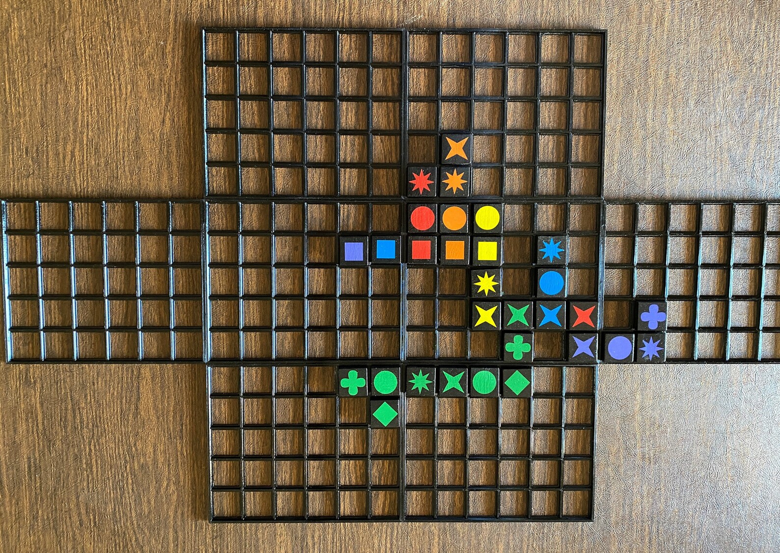 Qwirkle 12 8 or 6 Game GRIDS Tiles Etsy