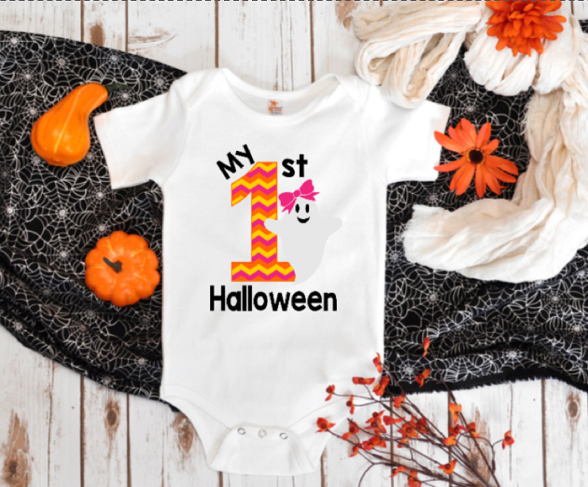 My First Halloween Onesie 1st Halloween Onesie Babys Etsy