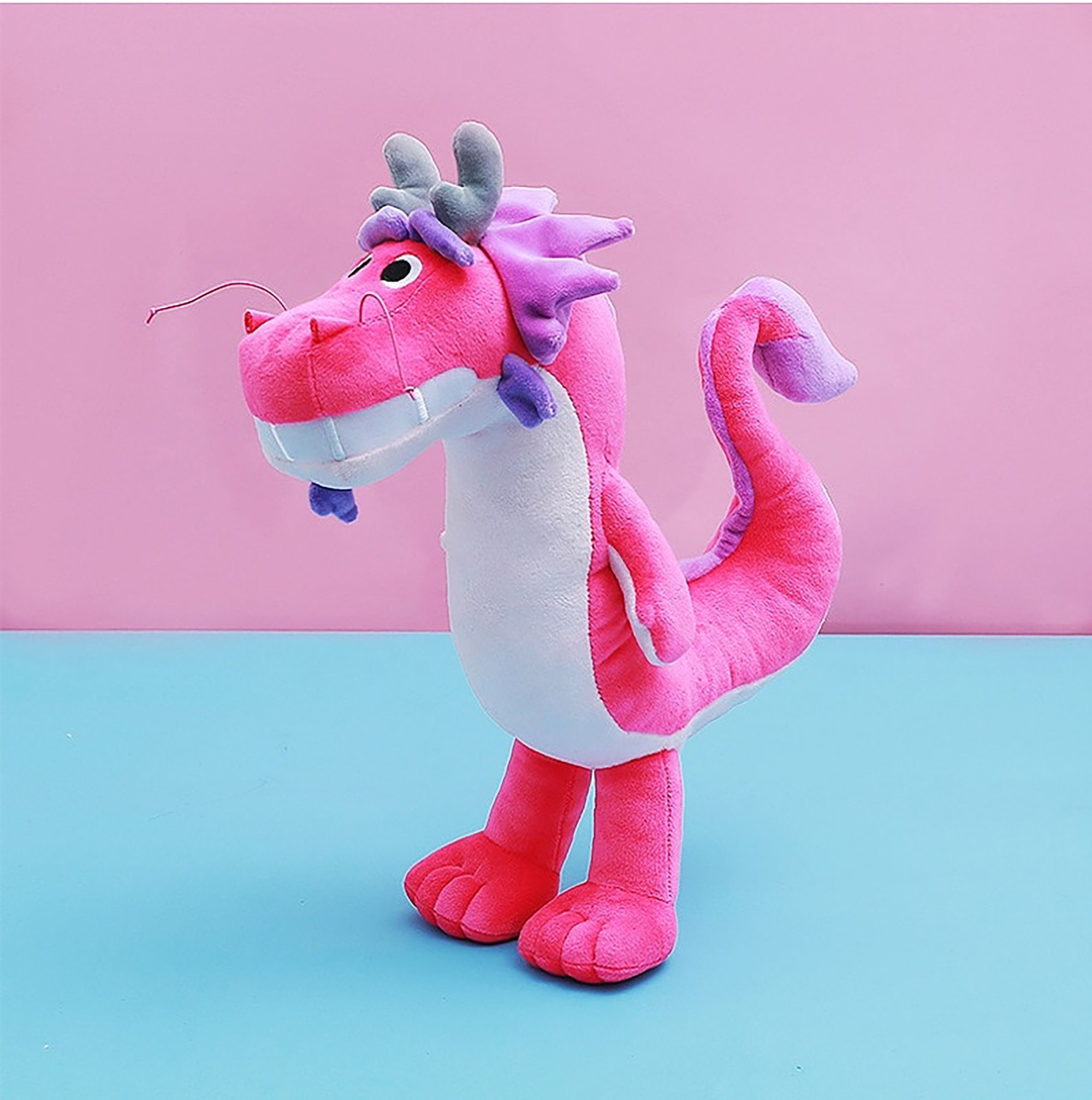 Pink Wish Dragon Plush Plushie Toy Etsy