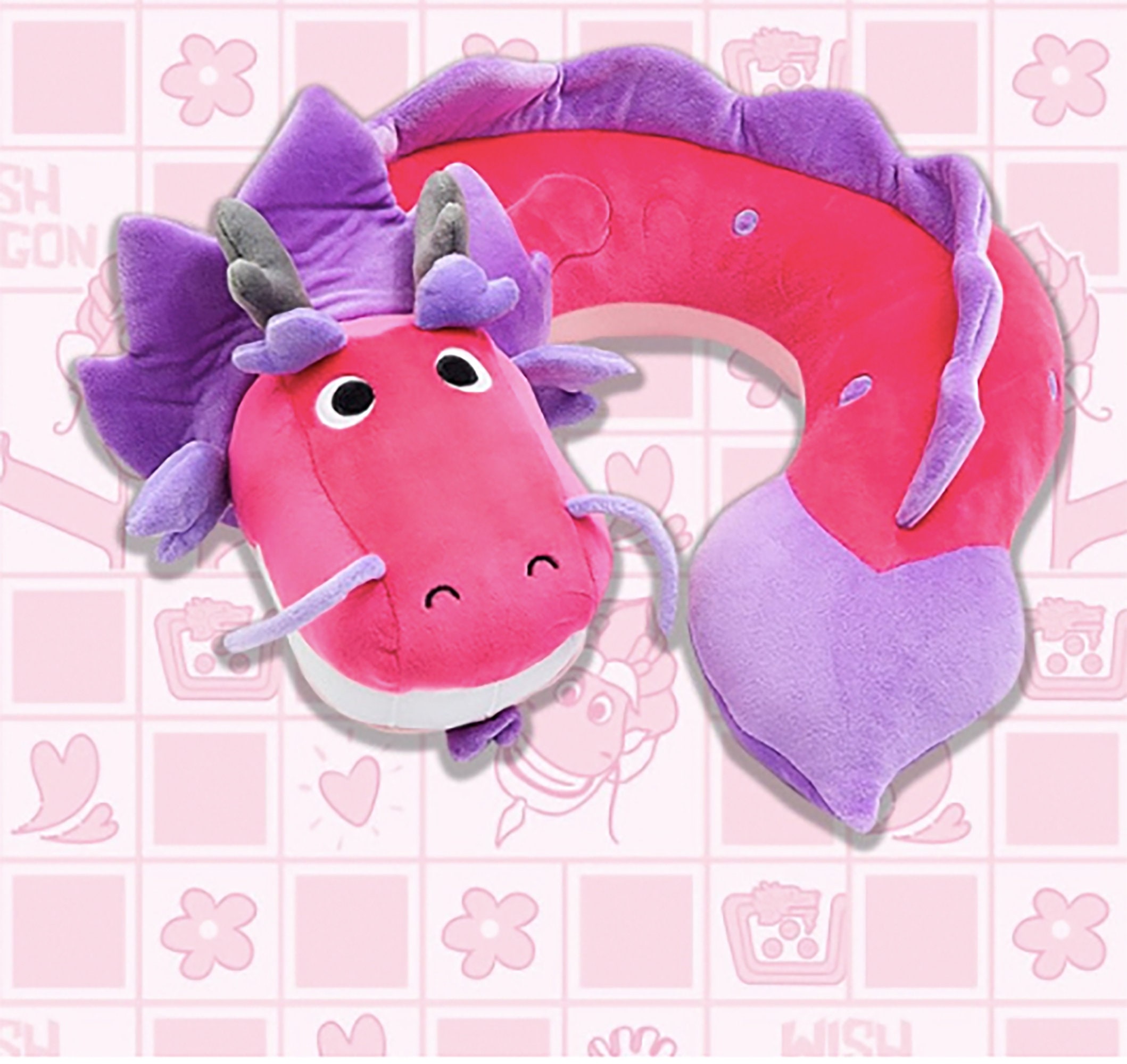 Pink Wish Dragon Plush Plushie Toy Etsy