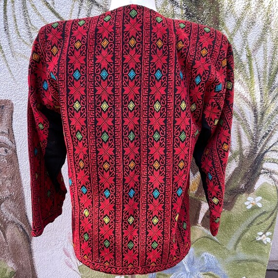 Vintage Embroidered Jacket, Palestinian Jordanian Tat… Gem