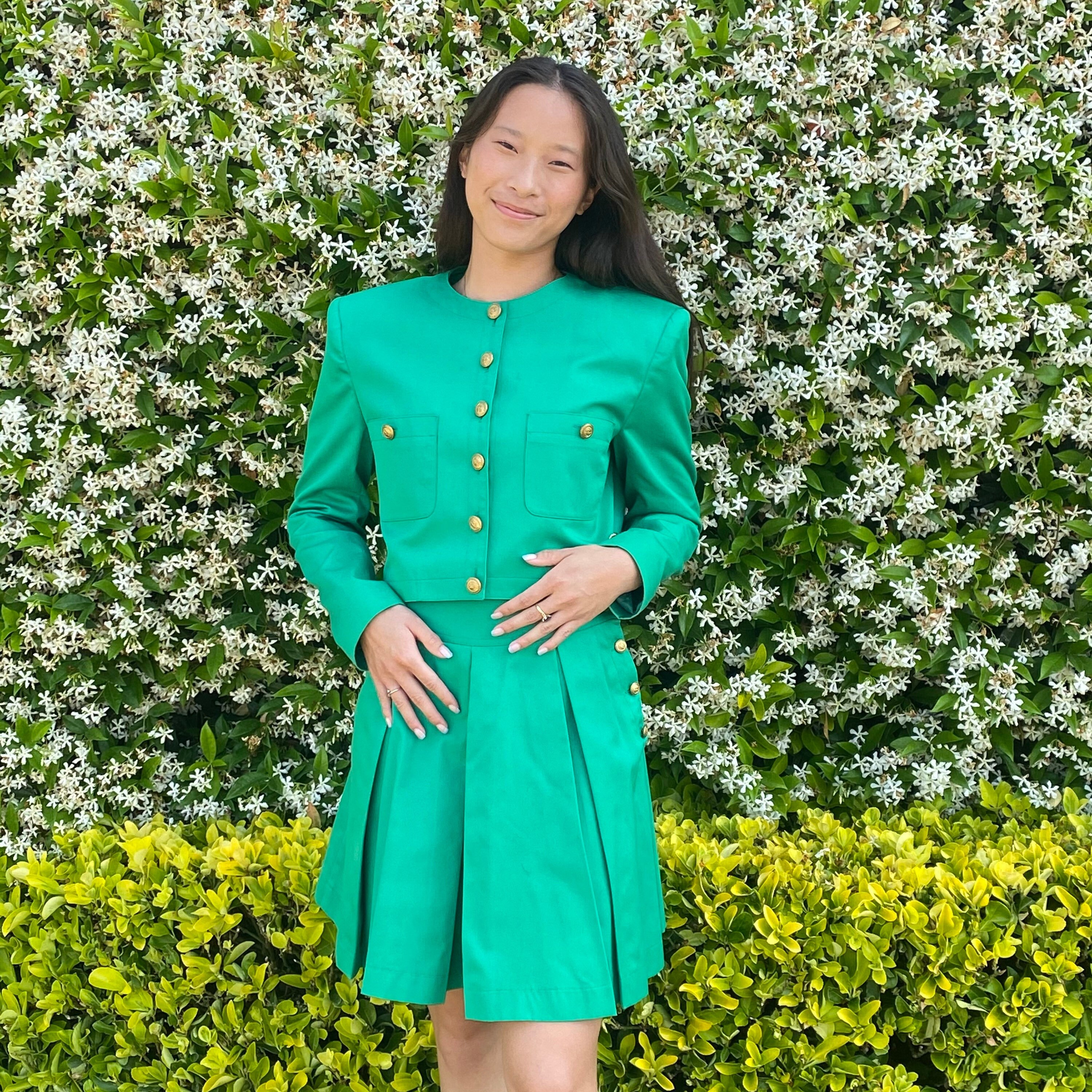 kelly green womens jacket
