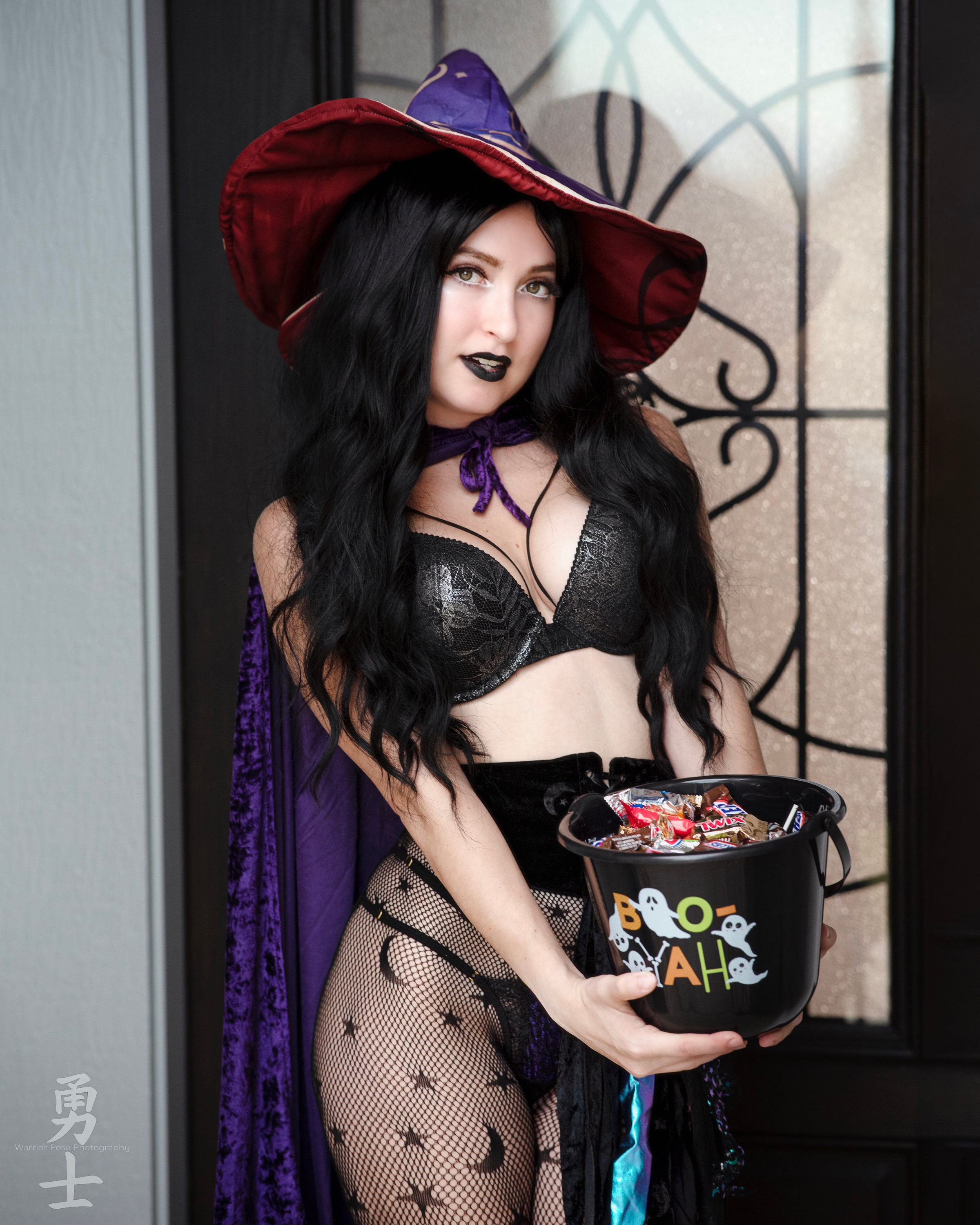 Sexy Witch Teddy Cosplay Costume for Halloween