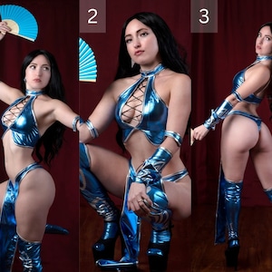 Mortal Kombat Kitana Cosplay Print - 8.5x11