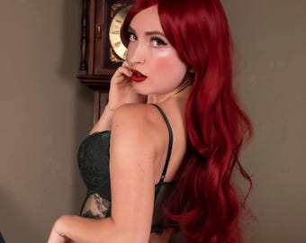 Rotschopf Grün Lingerie Retro Boudoir 96 Fotos Digital Download