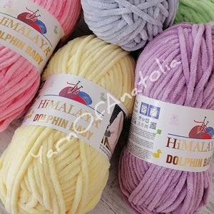 Himalaya Dolphin Baby Yarn Velvet Yarn Plush Yarn Knitting Yarn Baby Blanket  crochet yarn, baby blanket yarn Yarn Chenille Yarn Winter yarn