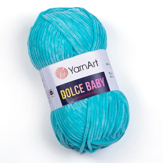 Yarnart Dolce Baby Soft Yarn, Blanket Yarn, Plush Yarn, Velvet Knitting  Yarn, Baby Yarn, Amigurumi Yarn, 1.76 Oz, 92.96 Yds 