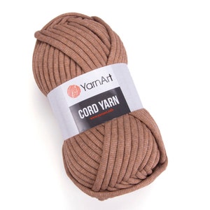 Yarnart Cord Yarn - Pillow Yarn, Blanket Yarn, Rug Yarn, Knitting Cord, Cotton, Cushion Cord, , 8.80 Oz, 79.83 Yds