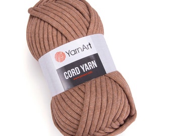 Yarnart-koordgaren - Kussengaren, dekengaren, tapijtgaren, breikoord, katoen, kussenkoord, 8,80 oz, 79,83 yd