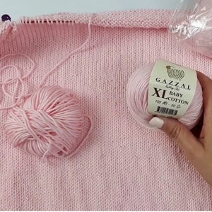 Gazzal Baby Cotton XL Yarn: Organic Hypoallergenic Vegan Blend