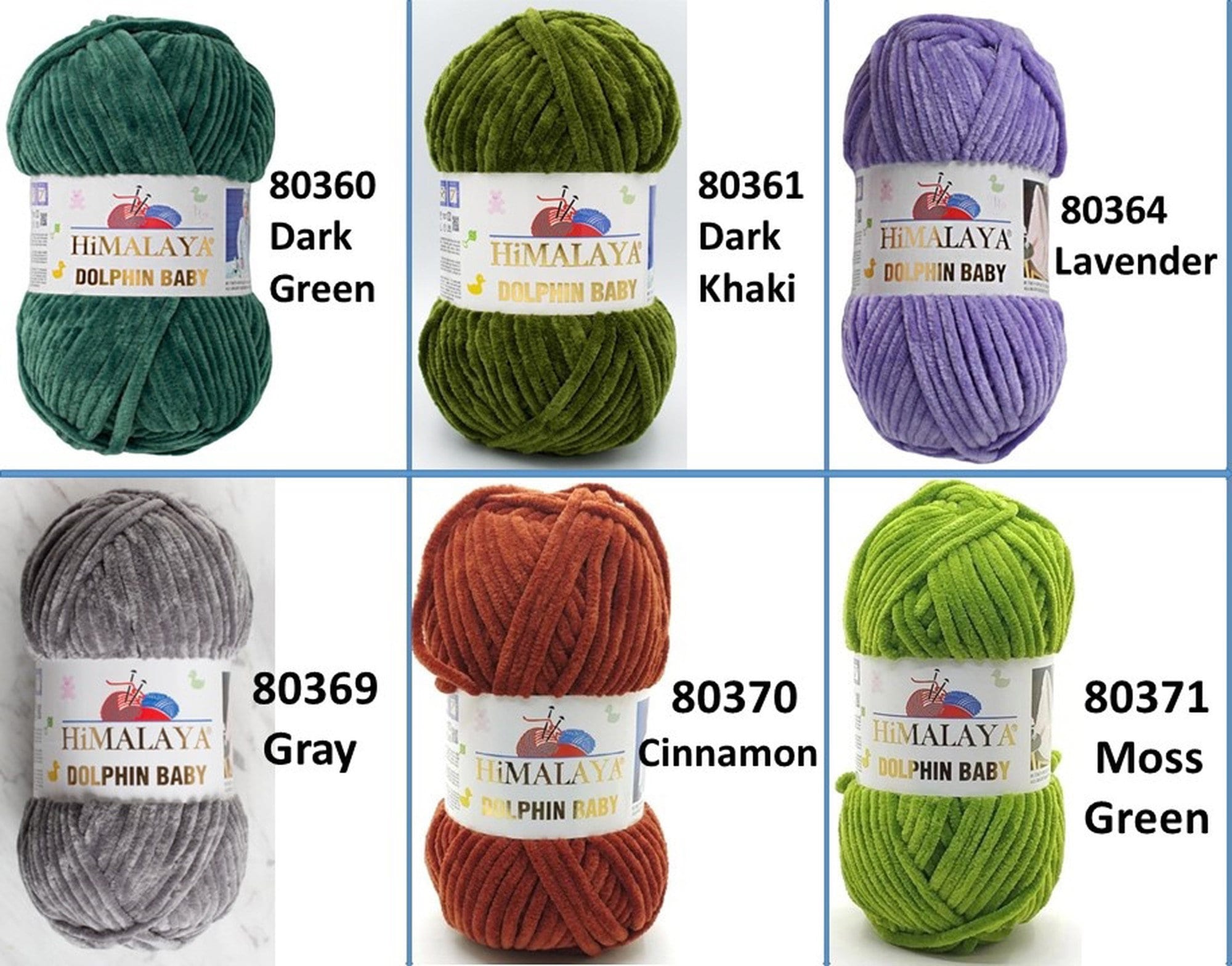 5 Skein (Pack) Himalaya Dolphin Baby Chenille Yarn, 100% Polyester, Each  Skein 100 gr (3.5 oz), 120 m (131 yd), 6 : Super Bulky, Red - 80352