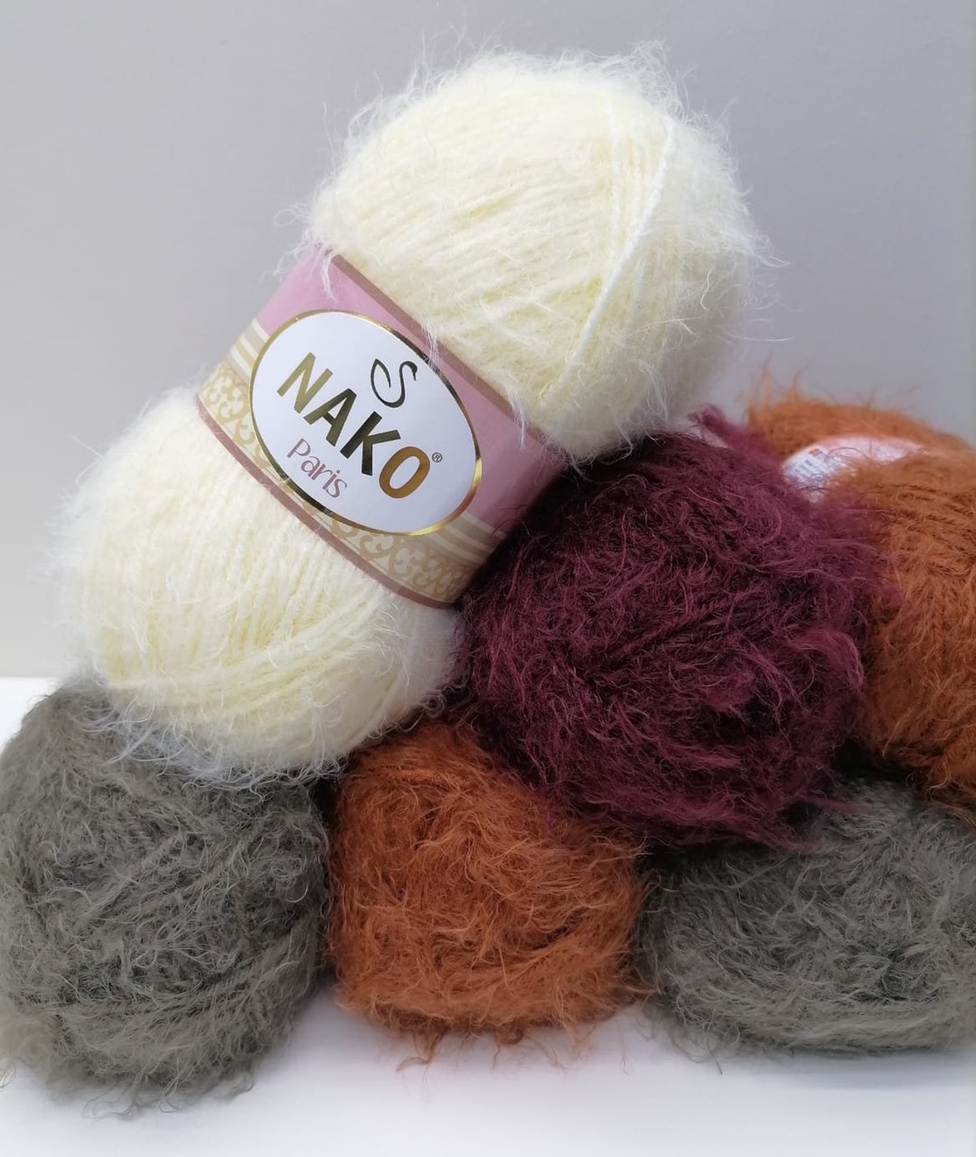 NAKO Paris, Knitting Yarn, Crochet Yarn, Acrylic Yarn, Shawl Yarn