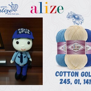 Alize Cotton Gold Garn, 55/45 Bomull/Akryl, 100g Nystan bild 8