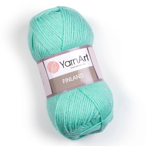 YarnArt Finland, Soft Yarn,Blanket Yarn, Light Yarn, Crocheting Yarn,  Knitting Yarn, 100% Acrylic, Seasonal Yarn, 3.52 Oz, 218.72 Yds
