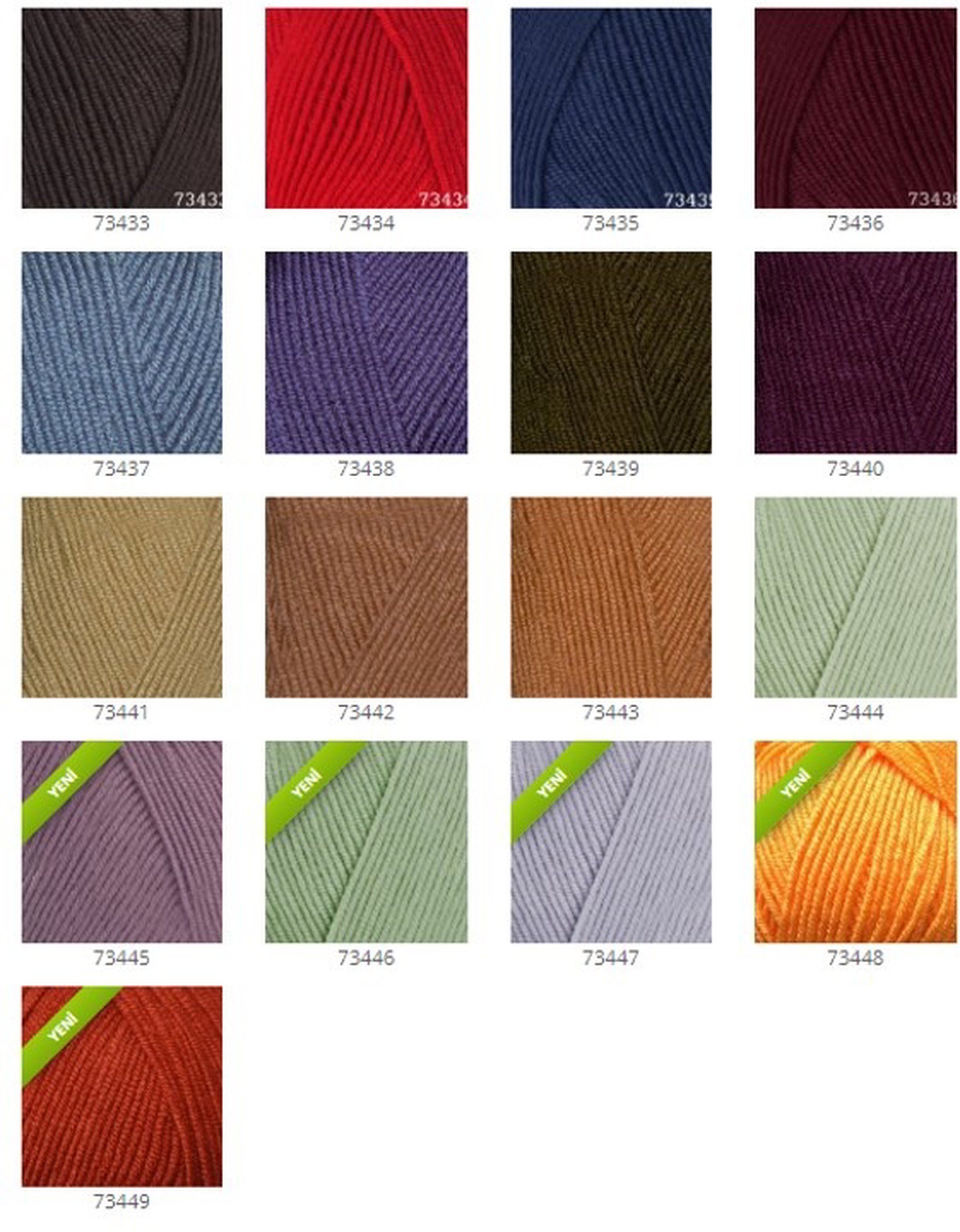Himalaya Winter Wool 20% wool, 80% acrylic, 5 Skein Value Pack, 500g, code  HWW Himalaya