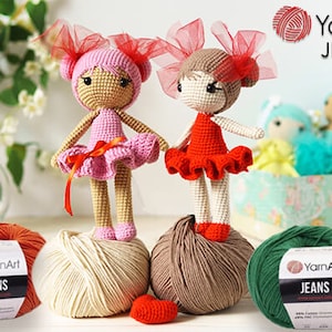 Yarnart-jeans - Amigurumi-katoengaren, babykatoengaren Hypoallergeen garen breien katoenvezel klassiek garen Turks garen