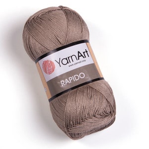 YarnArt Rapido Lace Yarn,Silky Yarn,100%Microfiber Yarn,Acrylic Yarn,Knitting Yarn, Summer Yarn, Accesory Yarn, 3.52 Oz, 382.76 Yds image 9