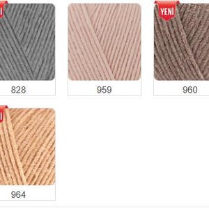 Alize Cotton Gold Garn, 55/45 Bomull/Akryl, 100g Nystan bild 6