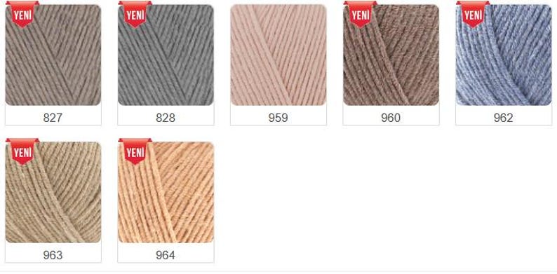 Alize Cotton Gold Garn, 55/45 Bomull/Akryl, 100g Nystan bild 6