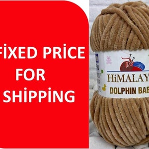 Himalaya Delphin Baby Garn Samt Garn Strickgarn Babydecke Häkelgarn, Babydeckengarn Garn Chenille Garn Wintergarn