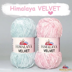 Himalaya velvet yarn,soft yarn for crochet and knitting velvet, wool knitting yarn 100gr