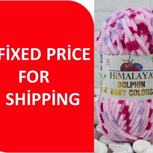 Himalaya Dolphin Baby Colors Velvet Yarn, Knitting Yarn, Dolphin Baby Yarn Fast Express shipping