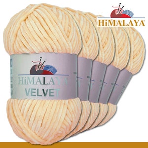 Fil de velours de l&#39;Himalaya, fil doux pour crochet et velours à tricoter, fil de laine à tricoter 100 gr