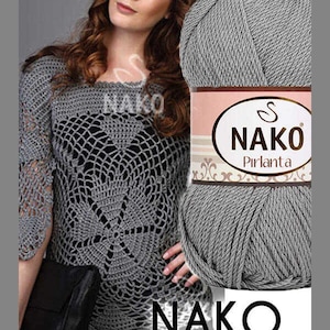 Nako Pırlanta -micro acrylic yarn, blanket yarn, crochet yarn, red yarn,Bikini Pattern, Nako Yarn, Nako Diamond