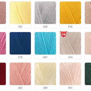 Alize Cotton Gold Garn, 55/45 Bomull/Akryl, 100g Nystan bild 4