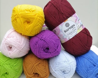 Kartopu Cotton Love Yarn: Amigurumi Crochet, Sticking Yarn
