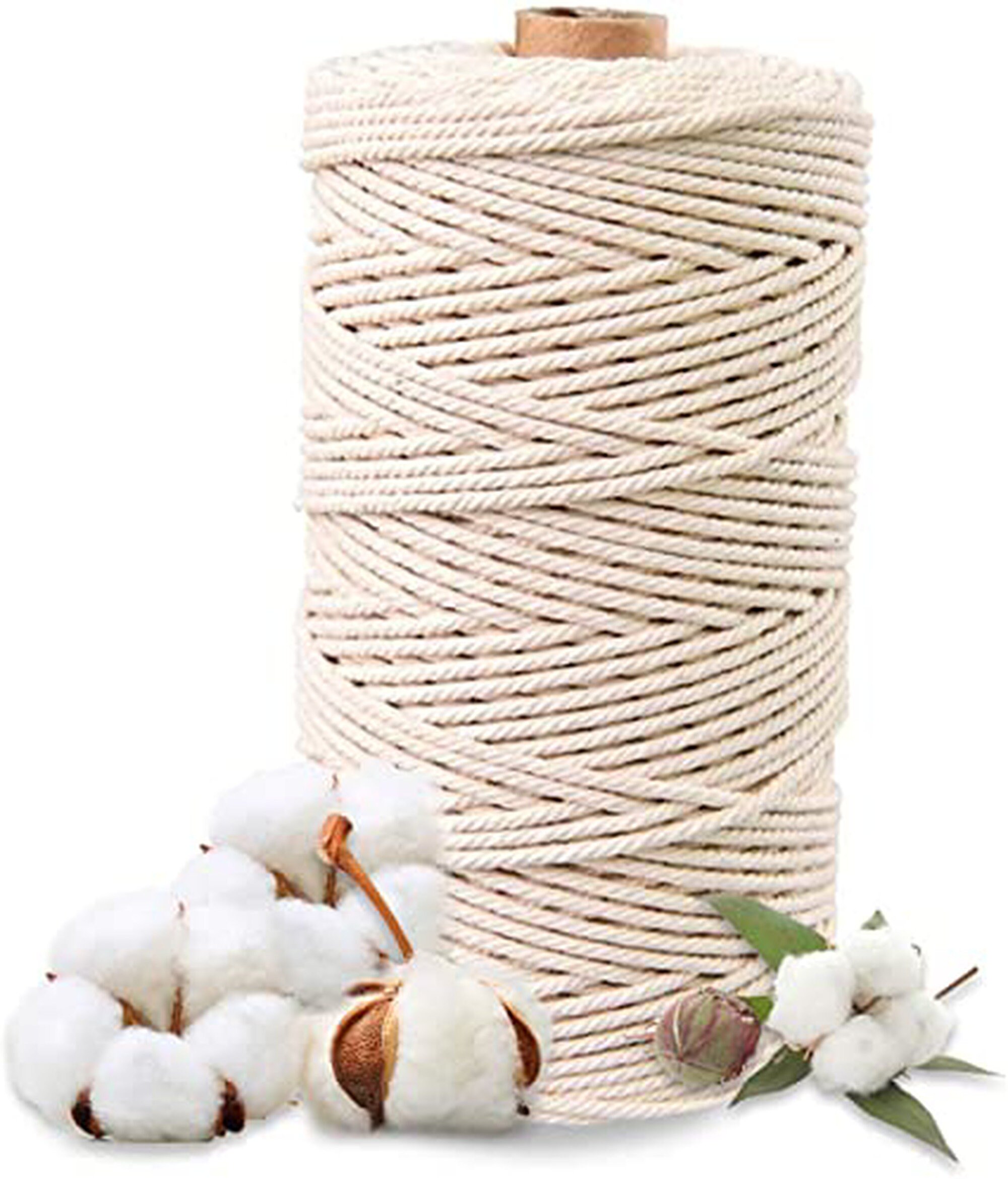 1/2/3/5mm Premium Unbleached Cotton Rope 10meters /32.81 Ft Etsy