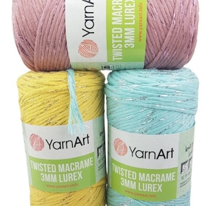 3 Mm Macrame Cord, Macrame Yarn, Macrame Rope, Chunky Yarn, Crochet  Supplies, Crochet Cord, Crochet Rope, Knitting Yarn, 218 Yards 