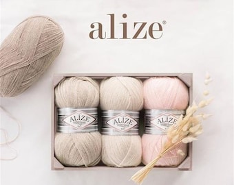 Alize Superlana TIG Crochet yarn,A perfect yarn for all braids to be crocheted with