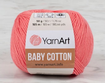 Yarnart Baby Cotton Yarn, Cotton Crochet Yarn, Amigurumi Toys