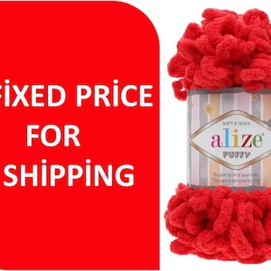 Alize Puffy Yarn: Chunky Micropolyester Finger Knitting Yarn