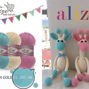 Alize Cotton Gold Garn, 55/45 Bomull/Akryl, 100g Nystan bild 10